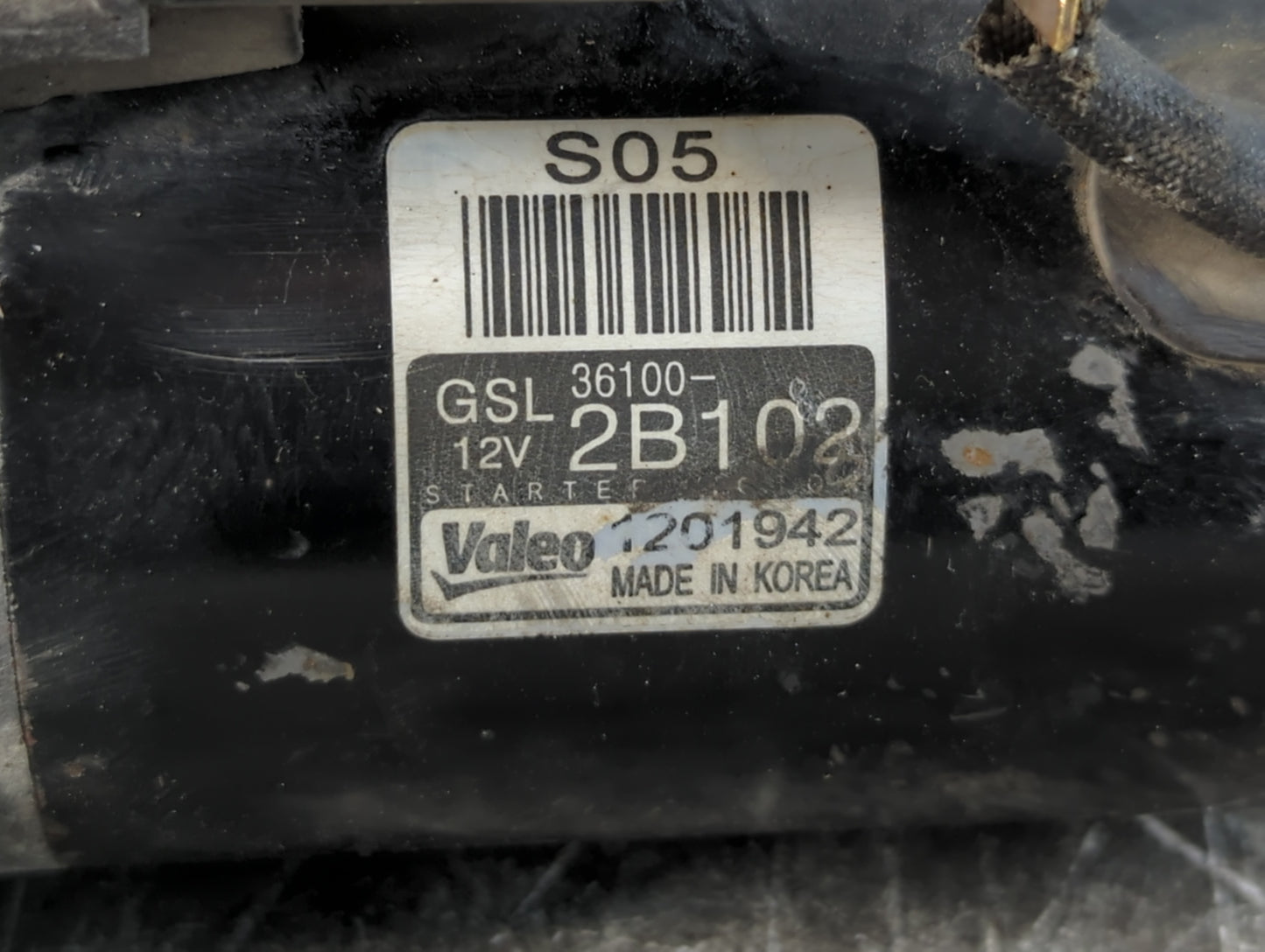 2012-2017 Hyundai Accent Car Starter Motor Solenoid OEM P/N:36100-2B102 Fits Fits 2012 2013 2014 2015 2016 2017 OEM Used Auto Parts - Oemusedautoparts1.com