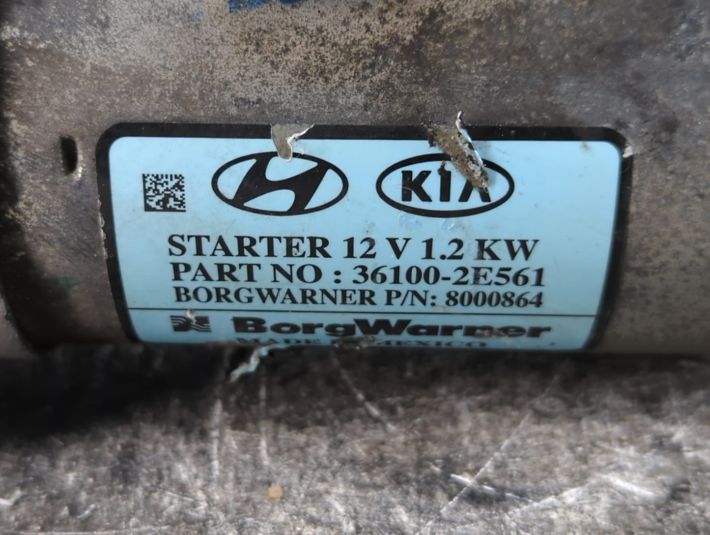 2017-2022 Kia Forte Car Starter Motor Solenoid OEM P/N:36100-2E561 Fits Fits 2017 2018 2019 2020 2021 2022 OEM Used Auto Parts