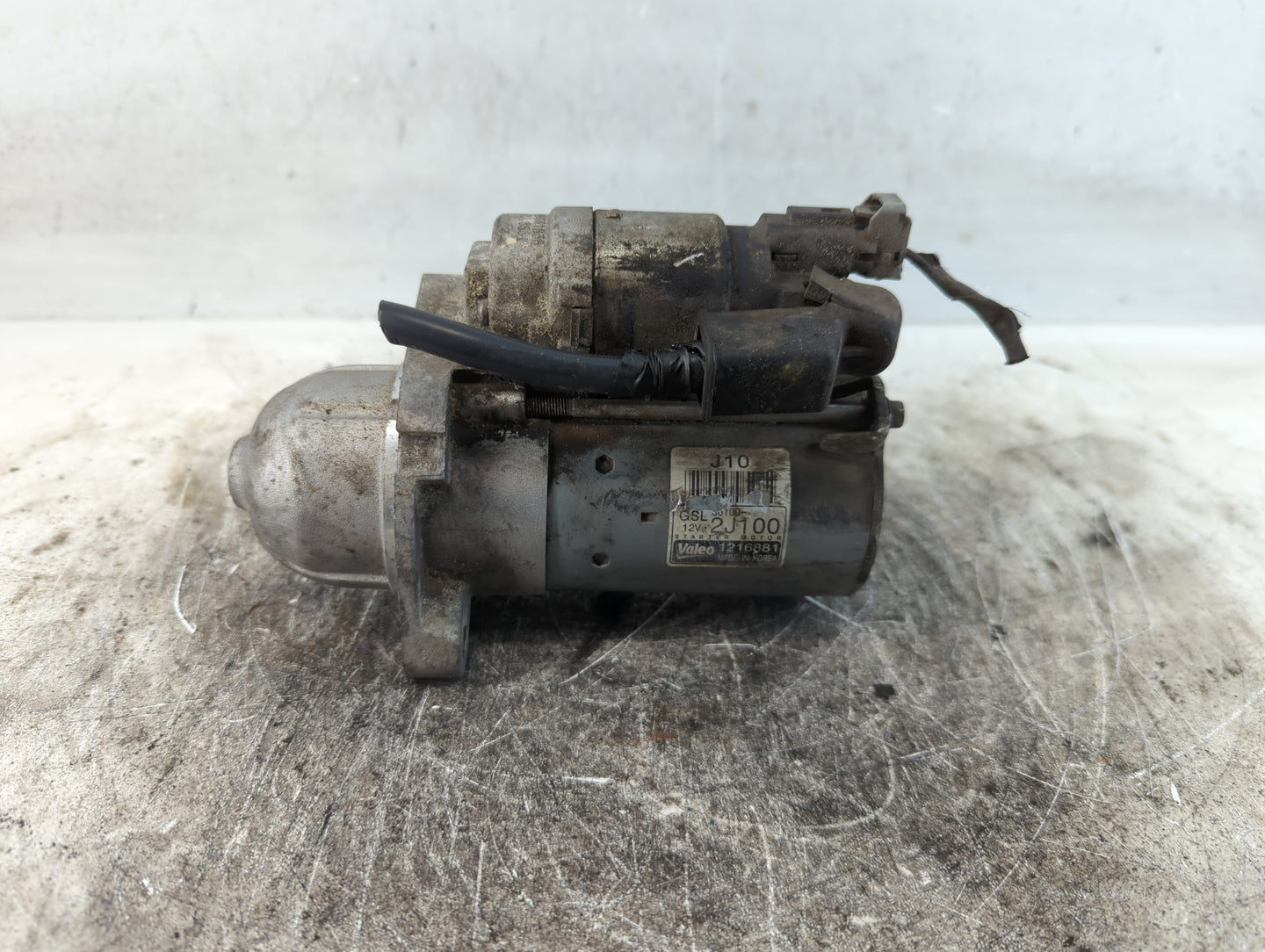 2021-2022 Hyundai Elantra Car Starter Motor Solenoid OEM P/N:1216881 36100-2J100 Fits Fits 2021 2022 OEM Used Auto Parts - Oemusedautoparts1.com