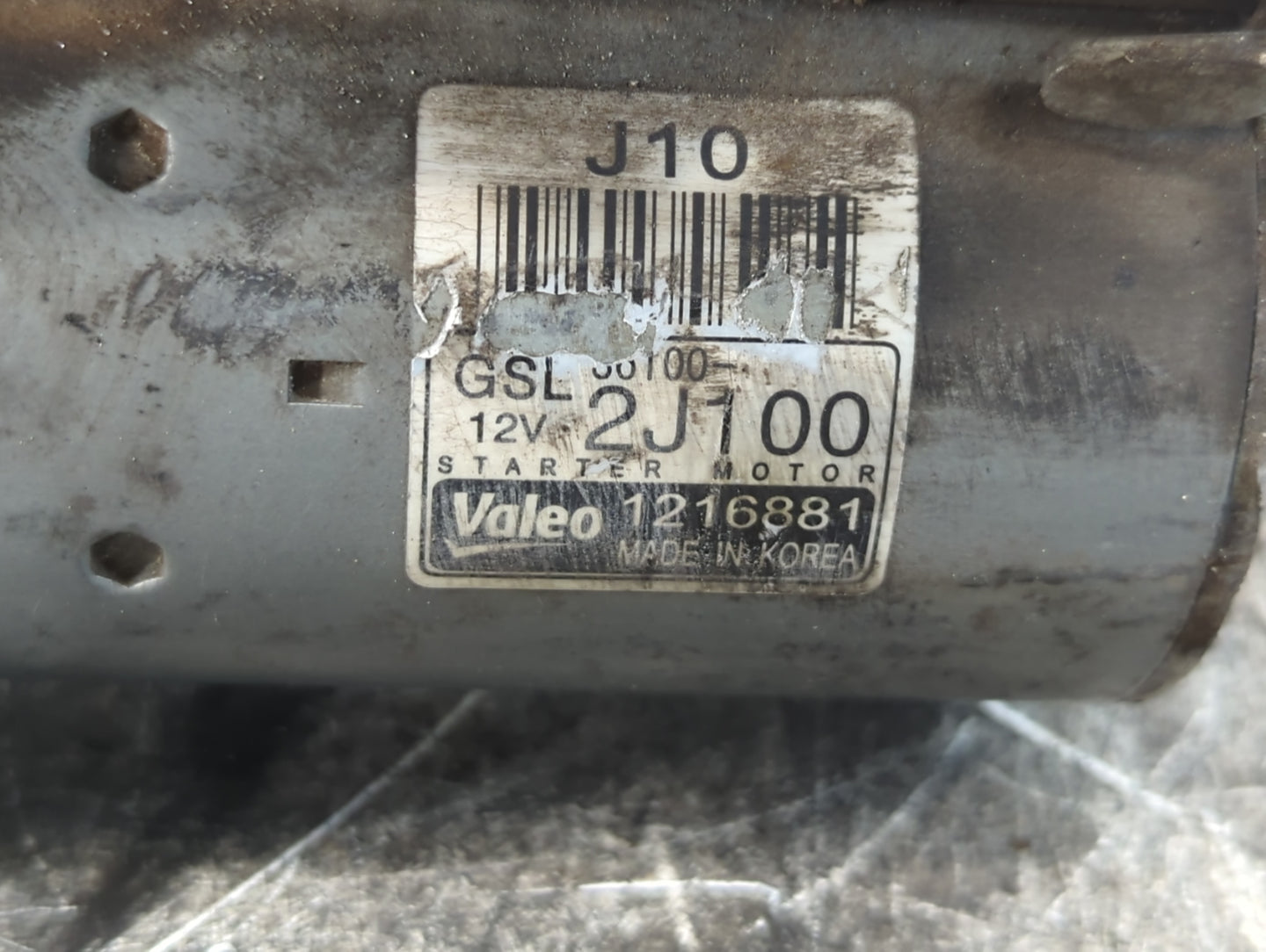 2021-2022 Hyundai Elantra Car Starter Motor Solenoid OEM P/N:1216881 36100-2J100 Fits Fits 2021 2022 OEM Used Auto Parts - Oemusedautoparts1.com