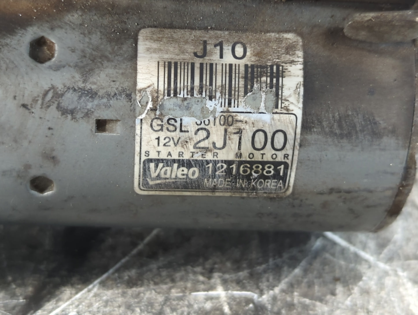 2021-2022 Hyundai Elantra Car Starter Motor Solenoid OEM P/N:1216881 36100-2J100 Fits Fits 2021 2022 OEM Used Auto Parts - Oemusedautoparts1.com
