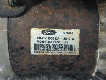 2015-2017 Ford F-150 Car Starter Motor Solenoid OEM P/N:CK4T-11000-DA Fits Fits 2015 2016 2017 2018 2019 2020 OEM Used Auto Parts