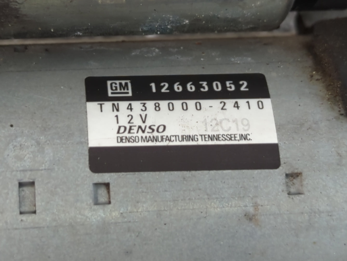 2018-2020 Chevrolet Equinox Car Starter Motor Solenoid OEM P/N:12663052 TN438000-2410 Fits Fits 2015 2016 2017 2018 2019 2020 2021 OEM Used Auto Parts - Oemusedautoparts1.com
