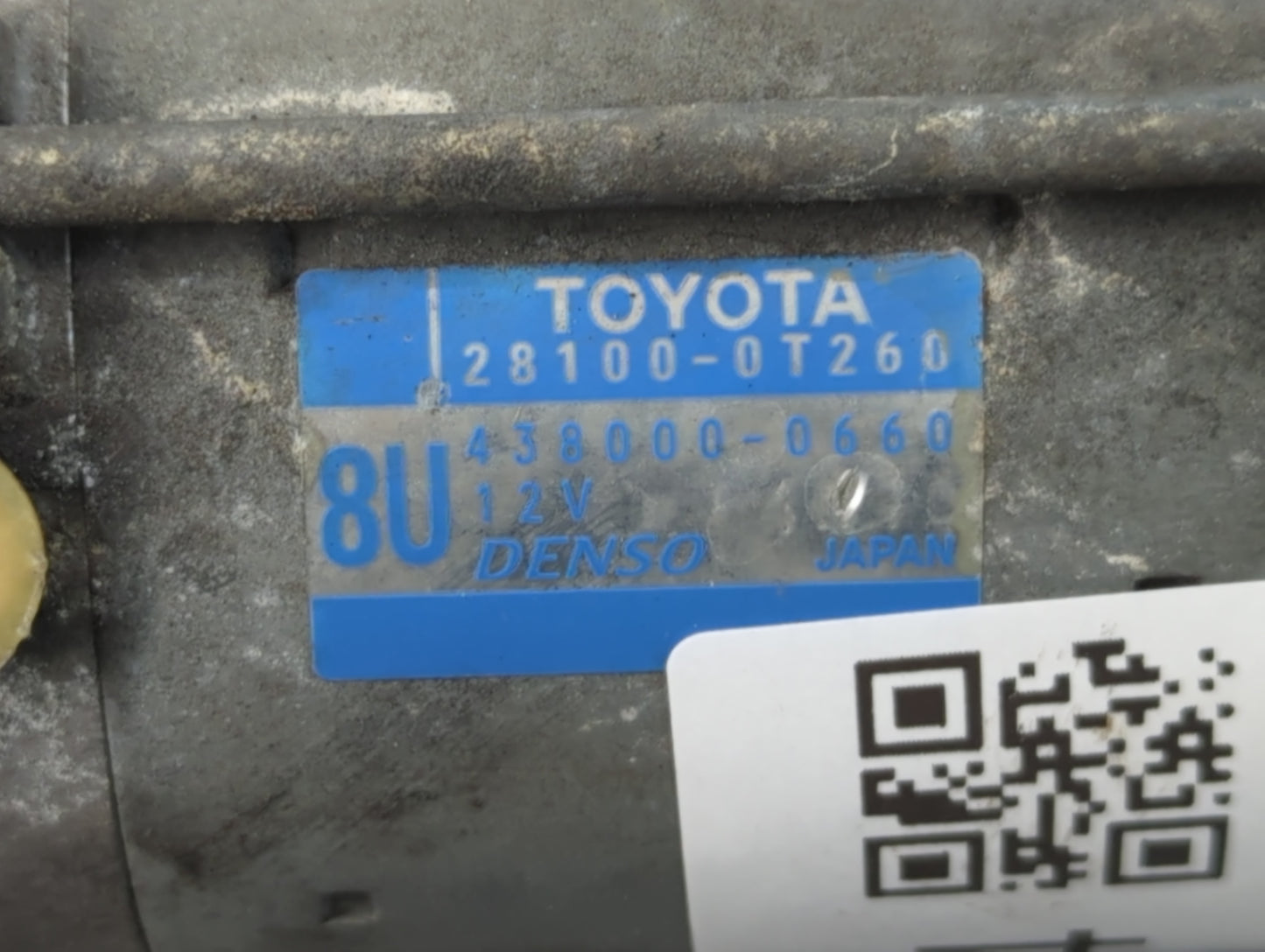 2009-2016 Toyota Corolla Car Starter Motor Solenoid OEM P/N:28100-0T260 Fits Fits 2009 2010 2011 2012 2013 2014 2015 2016 OEM Used Auto Parts - Oemusedautoparts1.com
