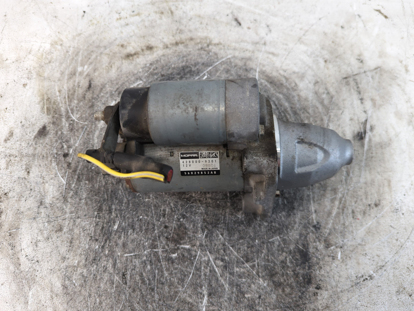 2012-2022 Jeep Wrangler Car Starter Motor Solenoid OEM P/N:56029852AB 428000-9301 Fits OEM Used Auto Parts - Oemusedautoparts1.com