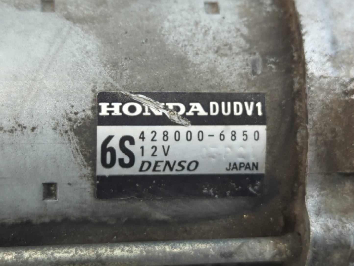 2011-2013 Honda Odyssey Car Starter Motor Solenoid OEM P/N:428000-6850 Fits Fits 2009 2010 2011 2012 2013 OEM Used Auto Parts - Oemusedautoparts1.com