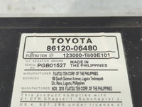 2010-2011 Toyota Camry Radio AM FM Cd Player Receiver Replacement P/N:86120-06480 Fits Fits 2010 2011 OEM Used Auto Parts - Oemusedautoparts1.com