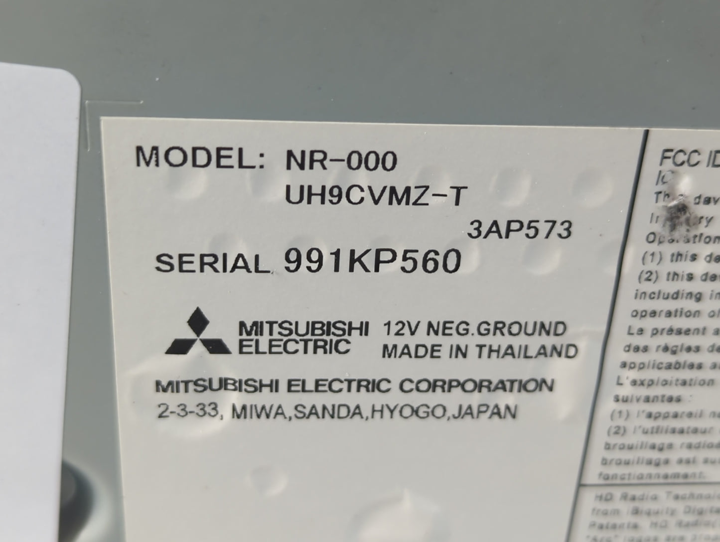2018-2022 Honda Cr-V Radio AM FM Cd Player Receiver Replacement P/N:991KP560 Fits Fits 2018 2019 2020 2021 2022 OEM Used Auto Parts - Oemusedautoparts1.com
