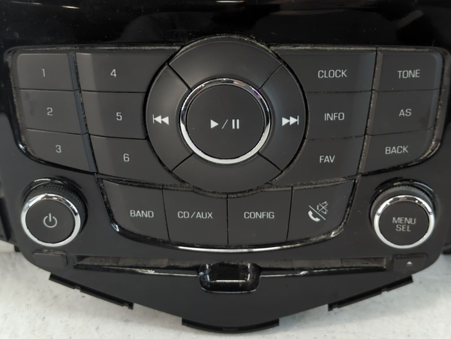 2011-2016 Chevrolet Cruze Radio AM FM Cd Player Receiver Replacement P/N:95914367 Fits Fits 2011 2012 2013 2014 2015 2016 OEM Used Auto Parts - Oemusedautoparts1.com