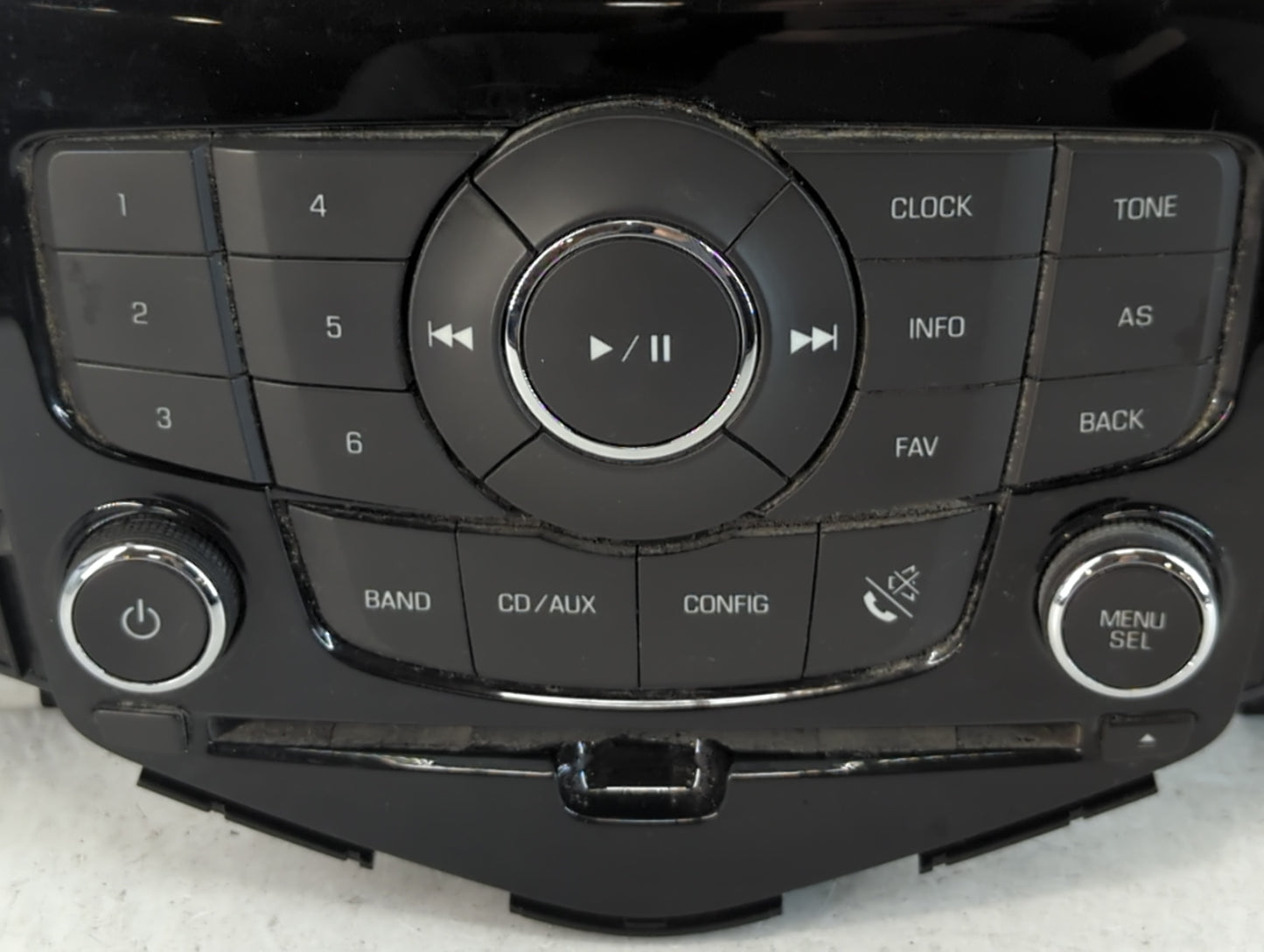 2011-2016 Chevrolet Cruze Radio AM FM Cd Player Receiver Replacement P/N:95914367 Fits Fits 2011 2012 2013 2014 2015 2016 OEM Used Auto Parts - Oemusedautoparts1.com