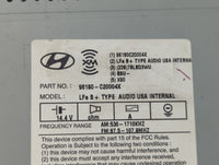 2015-2017 Hyundai Sonata Radio AM FM Cd Player Receiver Replacement P/N:96180-C20004X Fits Fits 2015 2016 2017 OEM Used Auto Parts - Oemusedautoparts1.com