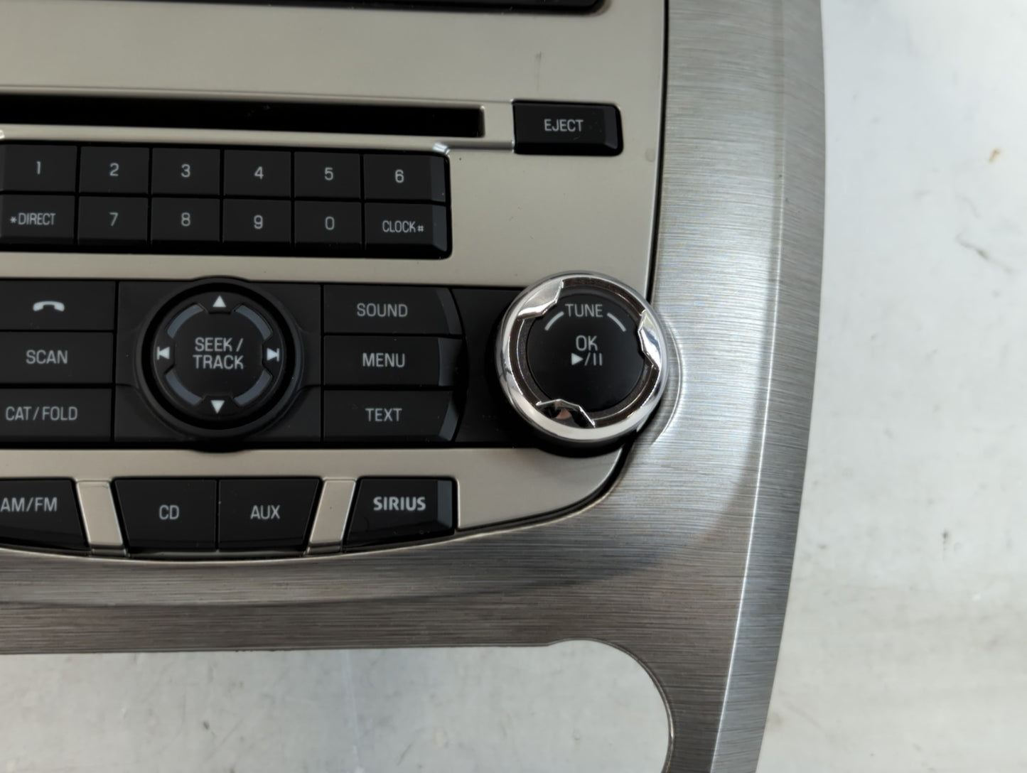2010-2012 Ford Fusion Radio AM FM Cd Player Receiver Replacement P/N:9E5T-18A802-AE Fits Fits 2010 2011 2012 OEM Used Auto Parts - Oemusedautoparts1.com