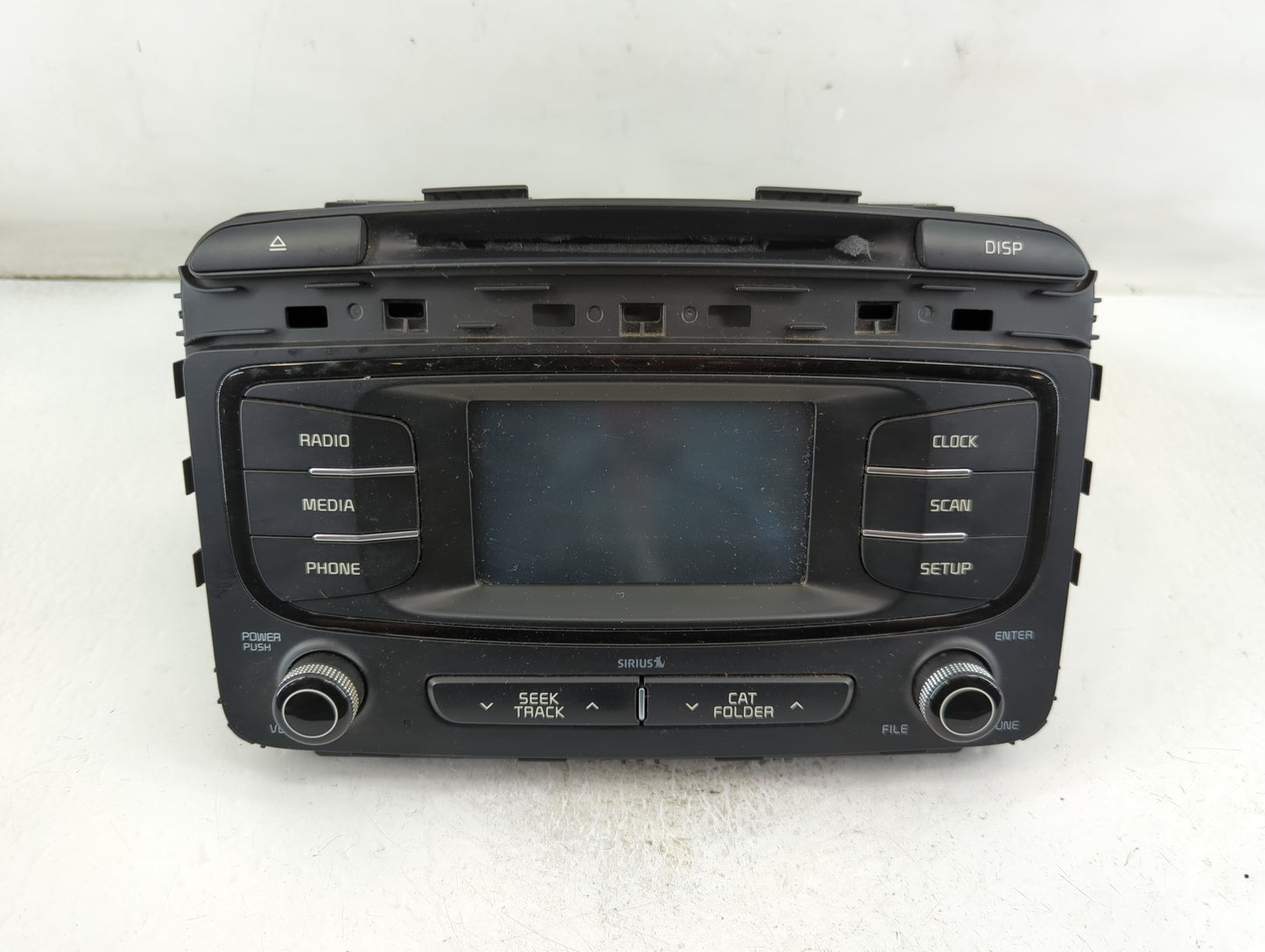 2016-2018 Kia Sorento Radio AM FM Cd Player Receiver Replacement P/N:96180-C6000WK Fits Fits 2016 2017 2018 OEM Used Auto Parts - Oemusedautoparts1.com