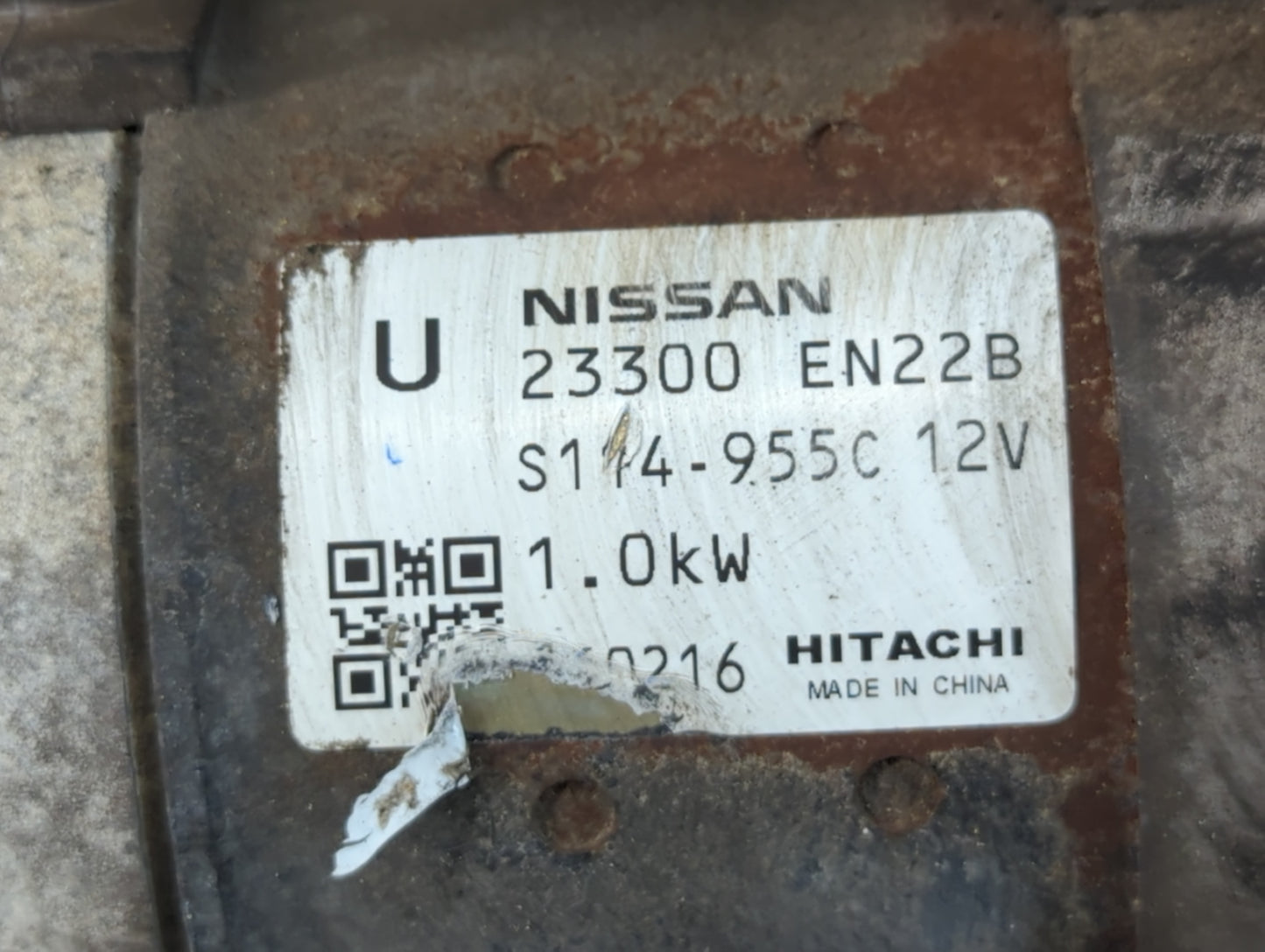 2013-2019 Nissan Sentra Car Starter Motor Solenoid OEM P/N:23300 EN22B Fits Fits 2013 2014 2015 2016 2017 2018 2019 2020 OEM Used Auto Parts - Oemusedautoparts1.com