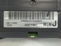 0 Chevrolet Express 3500 Instrument Cluster Speedometer Gauges P/N:25877887 Fits OEM Used Auto Parts