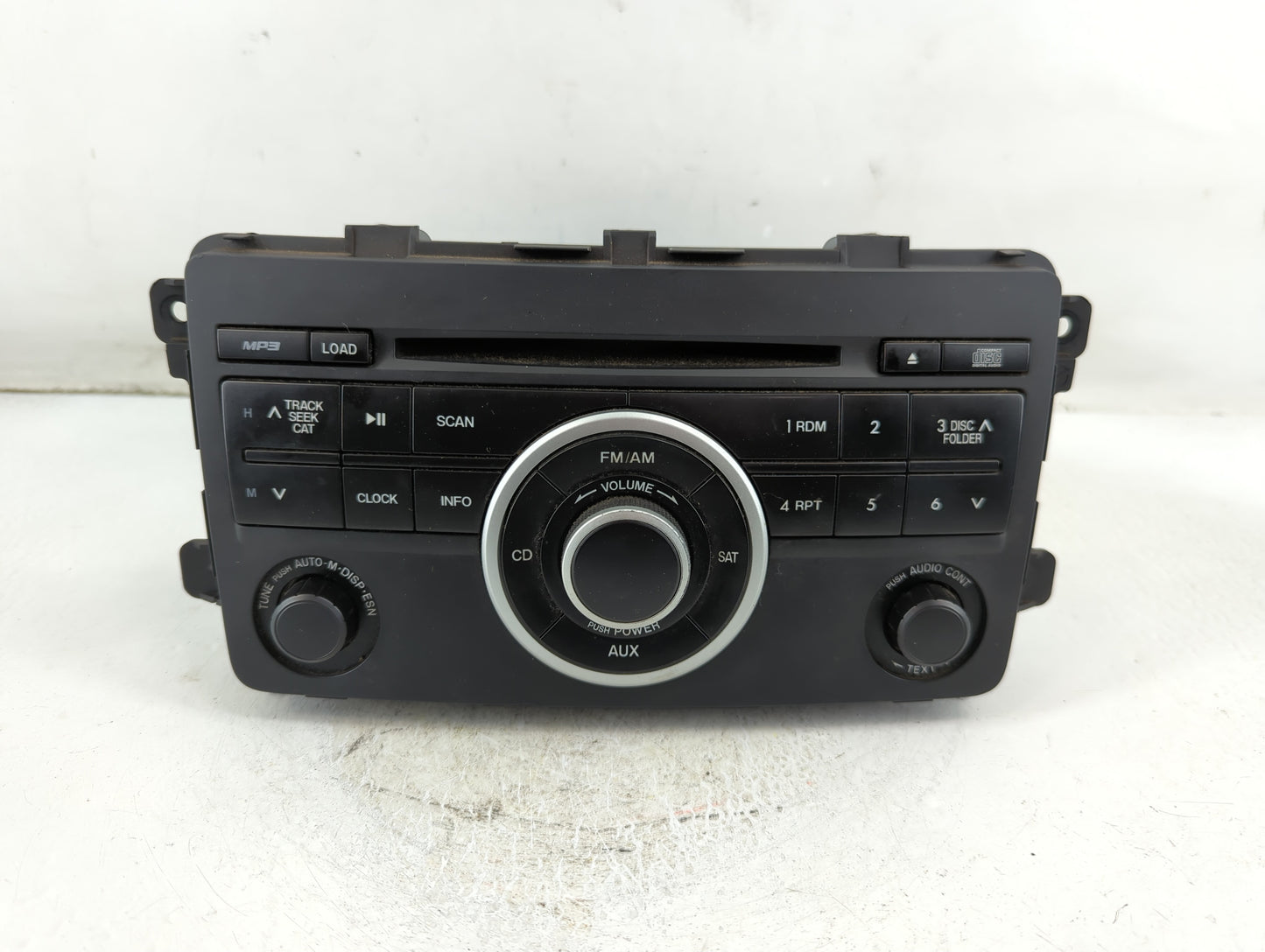 2009-2010 Mazda Cx-9 Radio AM FM Cd Player Receiver Replacement P/N:09K1B3978383 14795565 Fits Fits 2009 2010 OEM Used Auto Parts