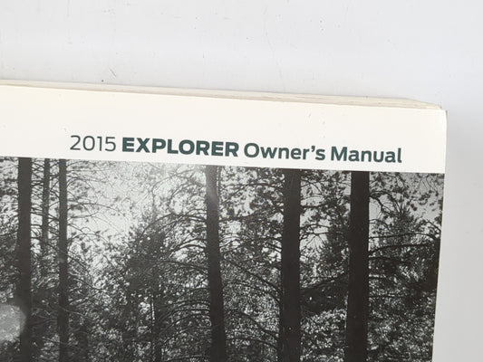 2015 Ford Explorer Owners Manual Book Guide P/N:FL2J19A321AA OEM Used Auto Parts
