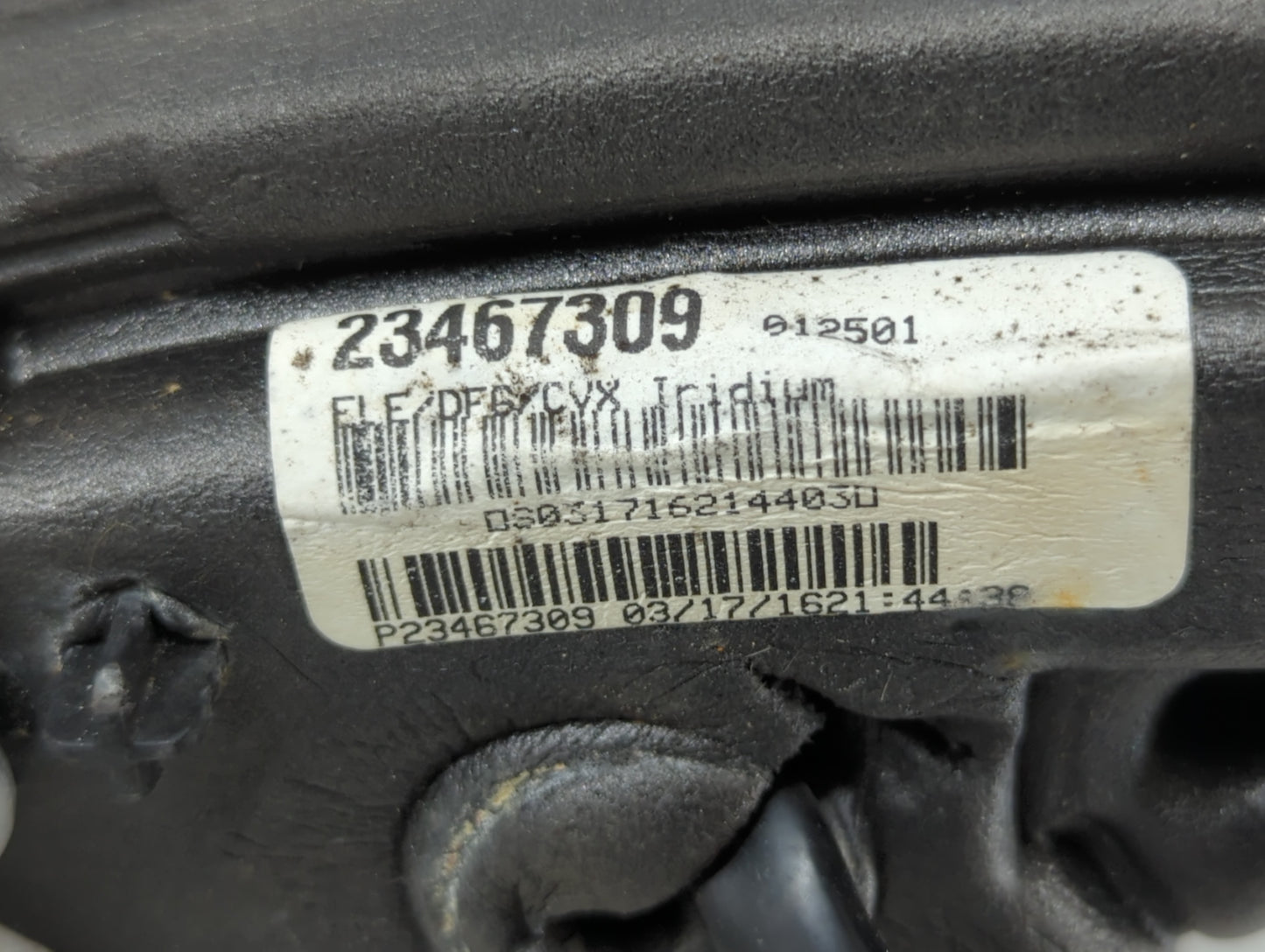 2015-2017 Gmc Terrain Passenger Right Side View Manual Door Mirror Black