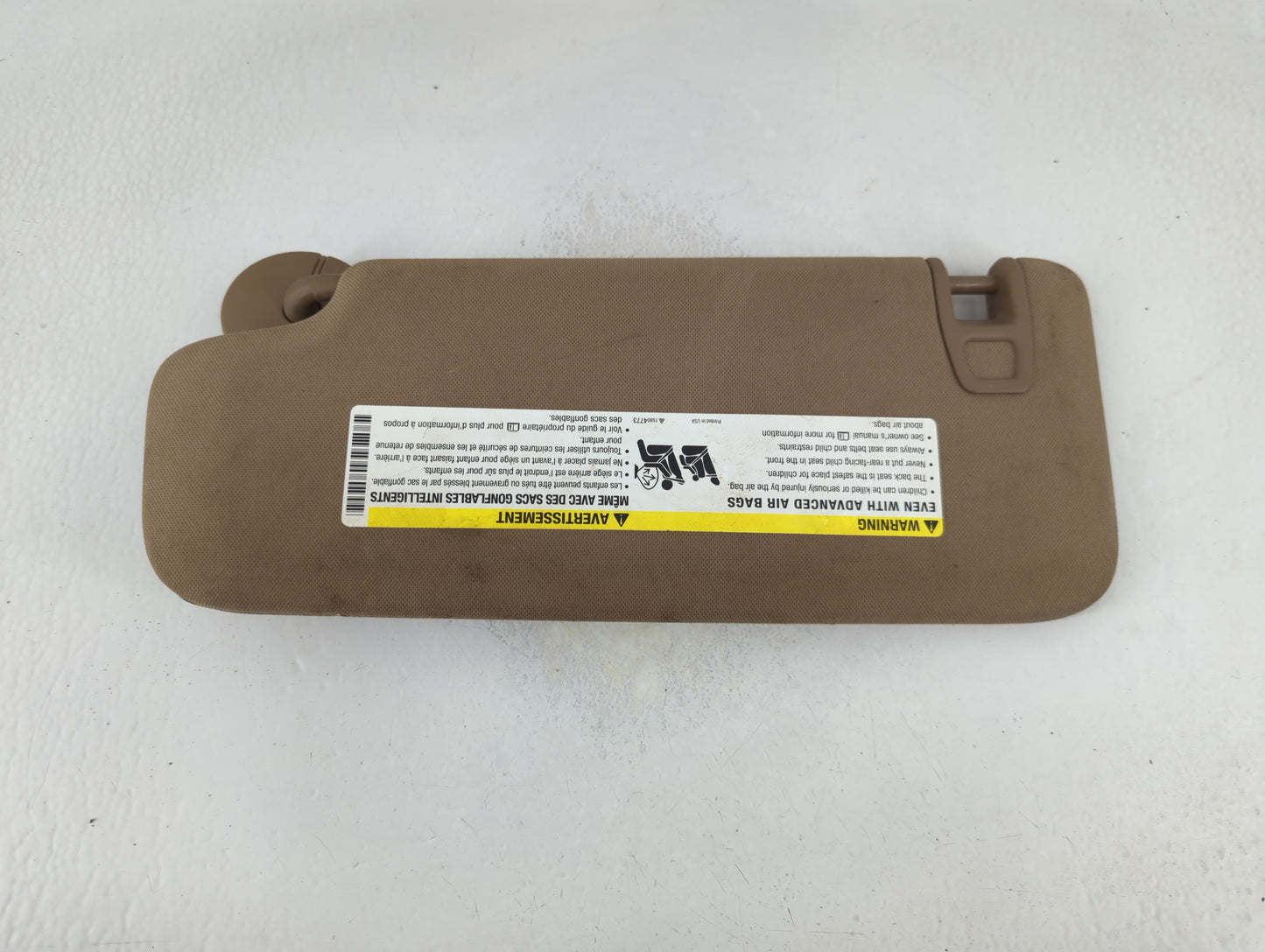 2004-2012 Chevrolet Malibu Sun Visor Shade Replacement Passenger Right Mirror Fits Fits 2004 2005 2008 2009 2010 2011 2012 OEM Used Auto Parts