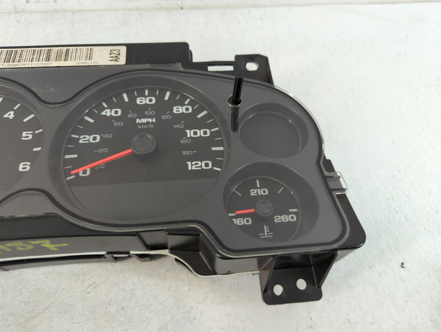 2011 Chevrolet Silverado 1500 Instrument Cluster Speedometer Gauges P/N:28255335 Fits OEM Used Auto Parts - Oemusedautoparts1.com