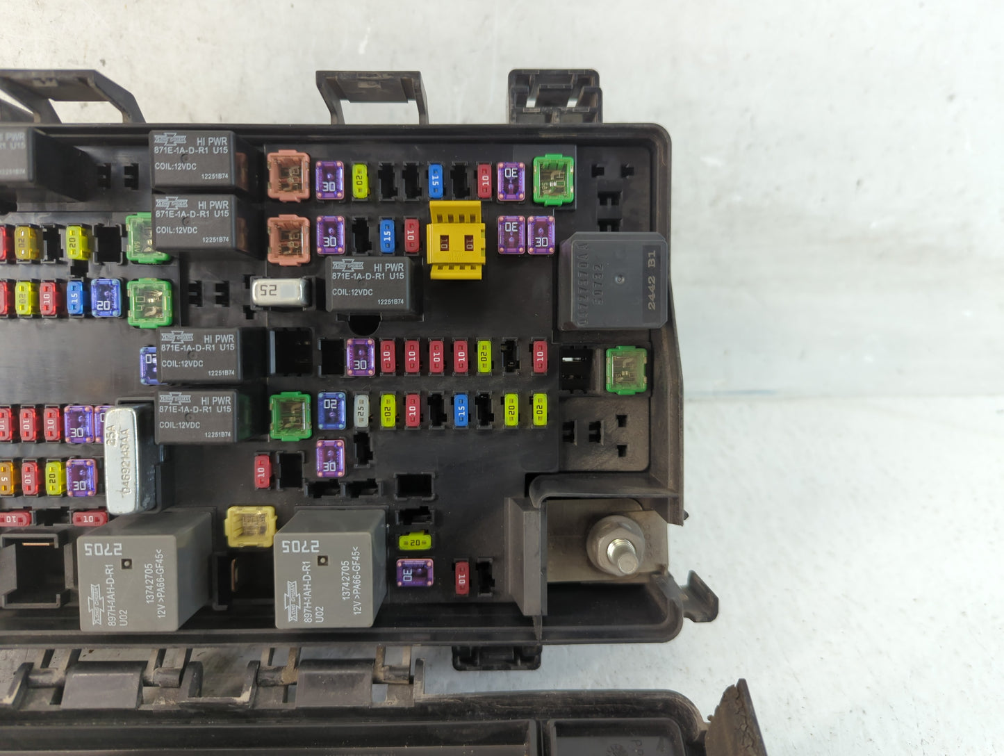 2013 Dodge Ram 1500 Fusebox Fuse Box Panel Relay Module P/N:P68089578AD Fits OEM Used Auto Parts