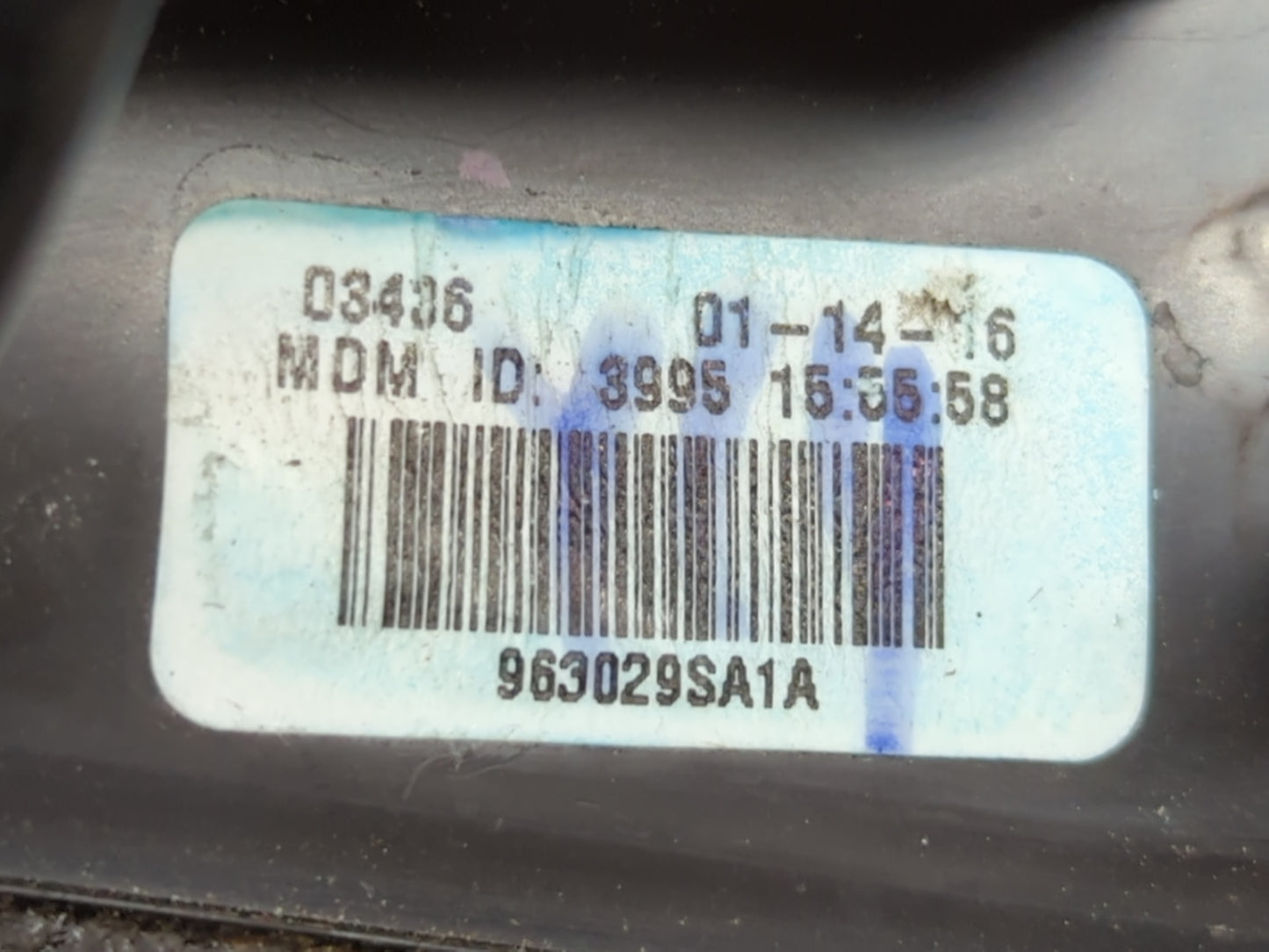 2015-2018 Chevrolet City Express Driver Left Side View Manual Door Mirror