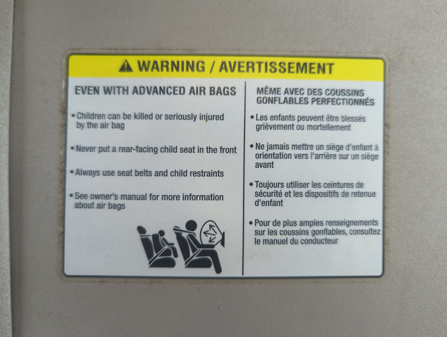 2015-2018 Chevrolet City Express Sun Visor Shade Replacement Passenger Right Mirror Fits Fits 2015 2016 2017 2018 OEM Used Auto Parts