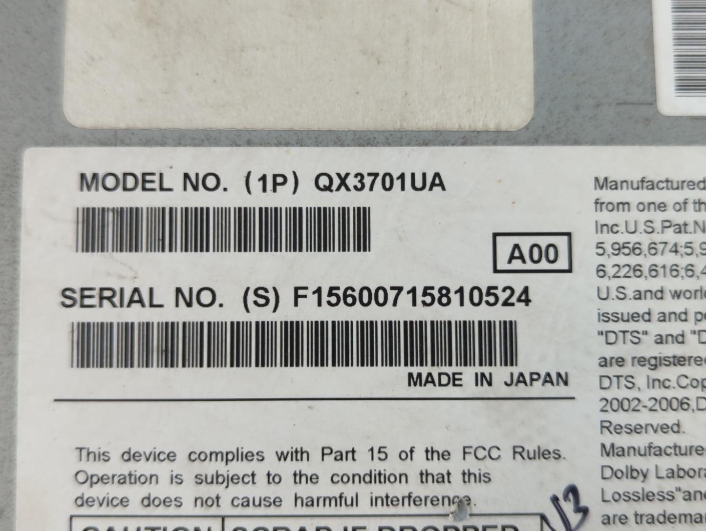 0 Lincoln Mkz Radio AM FM Cd Player Receiver Replacement Fits OEM Used Auto Parts