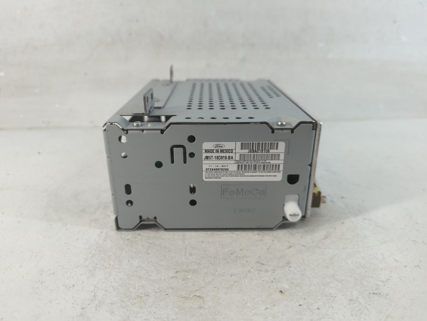 2018 Ford Focus Radio AM FM Cd Player Receiver Replacement P/N:JM5T-18D818-BA Fits OEM Used Auto Parts - Oemusedautoparts1.com