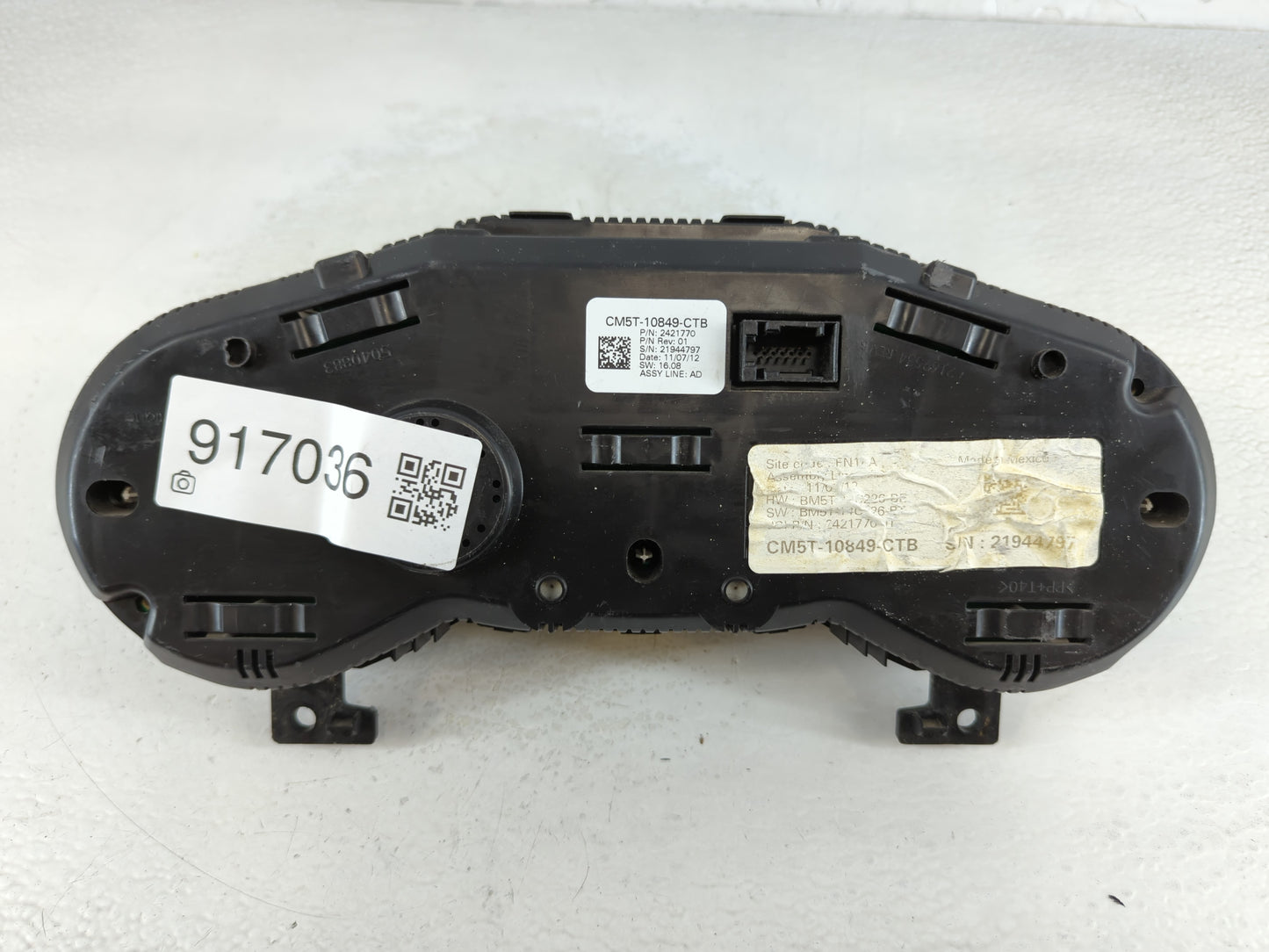 2012 Ford Focus Instrument Cluster Speedometer Gauges P/N:2421770 CM5T-10849-CTB Fits OEM Used Auto Parts - Oemusedautoparts1.com