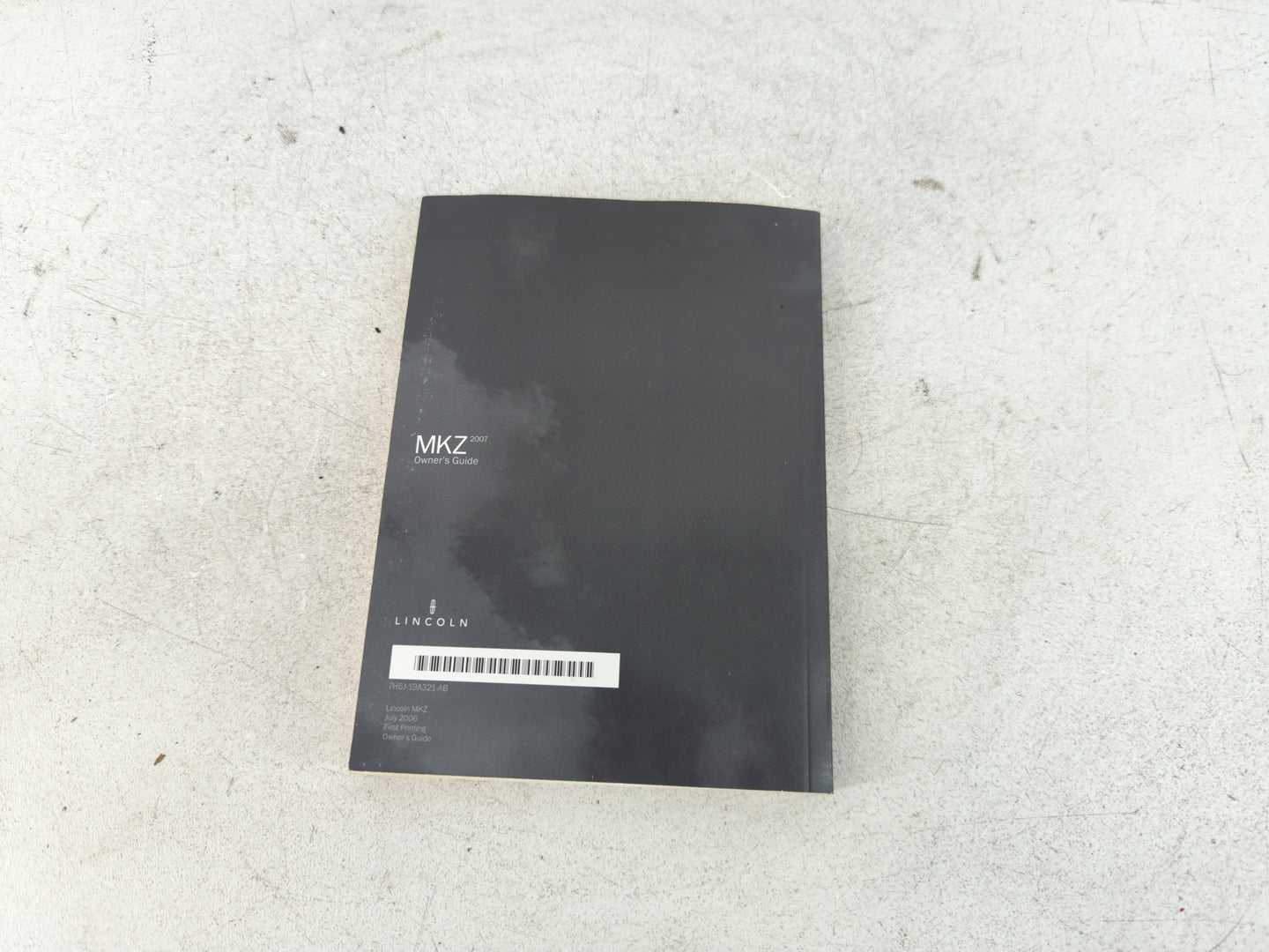 2007 Lincoln Mkz Owners Manual Book Guide P/N:7H6J-19A321-AB OEM Used Auto Parts - Oemusedautoparts1.com