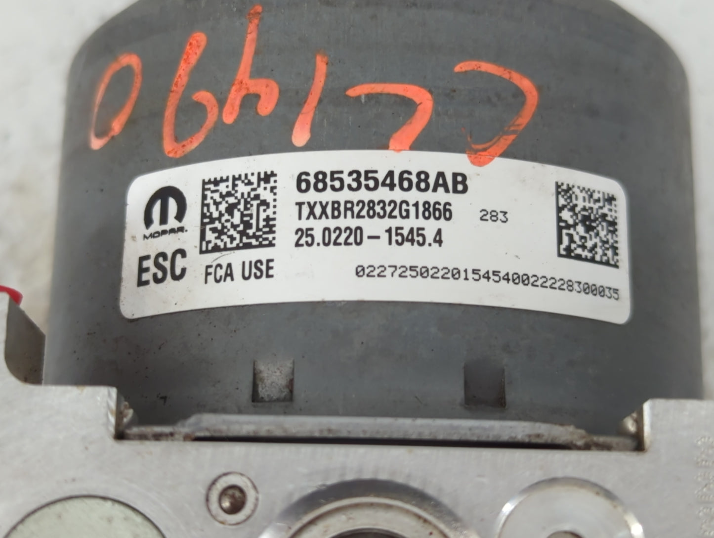 2022 Dodge Ram 1500 ABS Pump Control Module Replacement P/N:68535468AB Fits Fits 2021 OEM Used Auto Parts