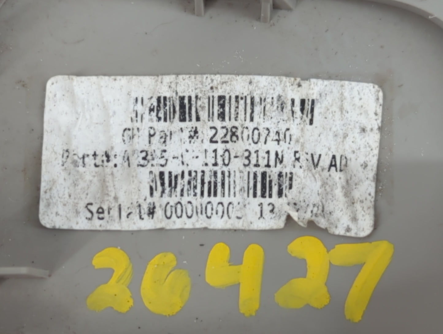 2019 Chevrolet Impala Overhead Roof Console - Oemusedautoparts1.com