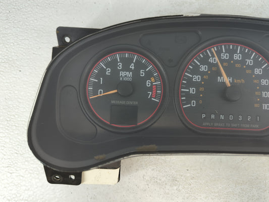 2001 Pontiac Montana Instrument Cluster Speedometer Gauges P/N:10306664 Fits OEM Used Auto Parts