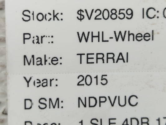 2010-2017 Gmc Terrain Spare Donut Tire Wheel Rim Oem