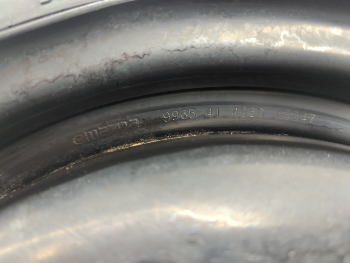 2004-2013 Mazda 3 Spare Donut Tire Wheel Rim Oem