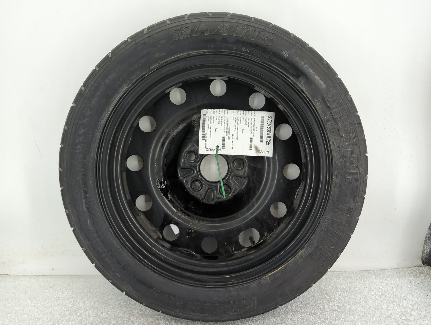 2018-2022 Toyota Camry Spare Donut Tire Wheel Rim Oem