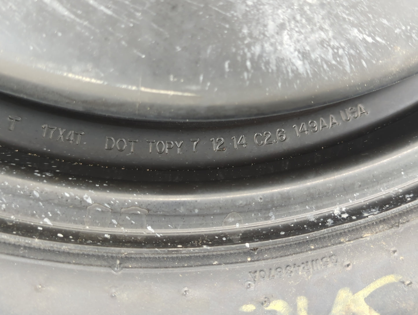 Dodge Caravan Spare Donut Tire Wheel Rim Oem