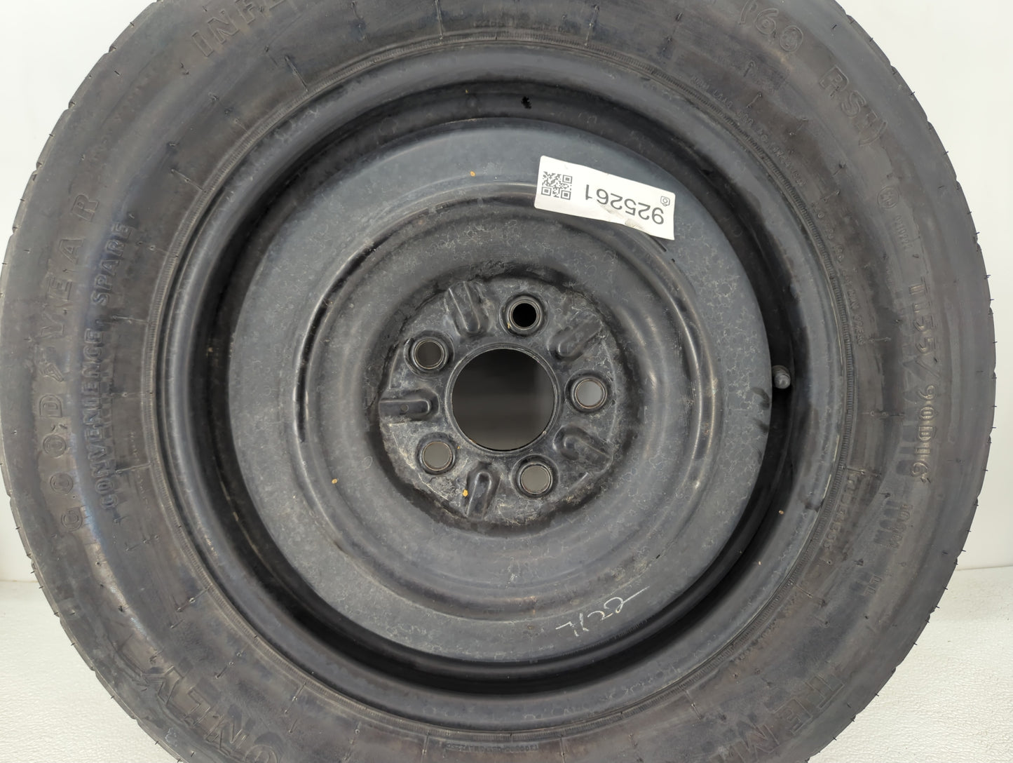 2007-2017 Jeep Patriot Spare Donut Tire Wheel Rim Oem