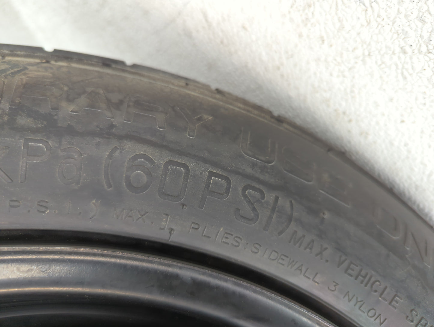 2007-2014 Ford Edge Spare Donut Tire Wheel Rim Oem