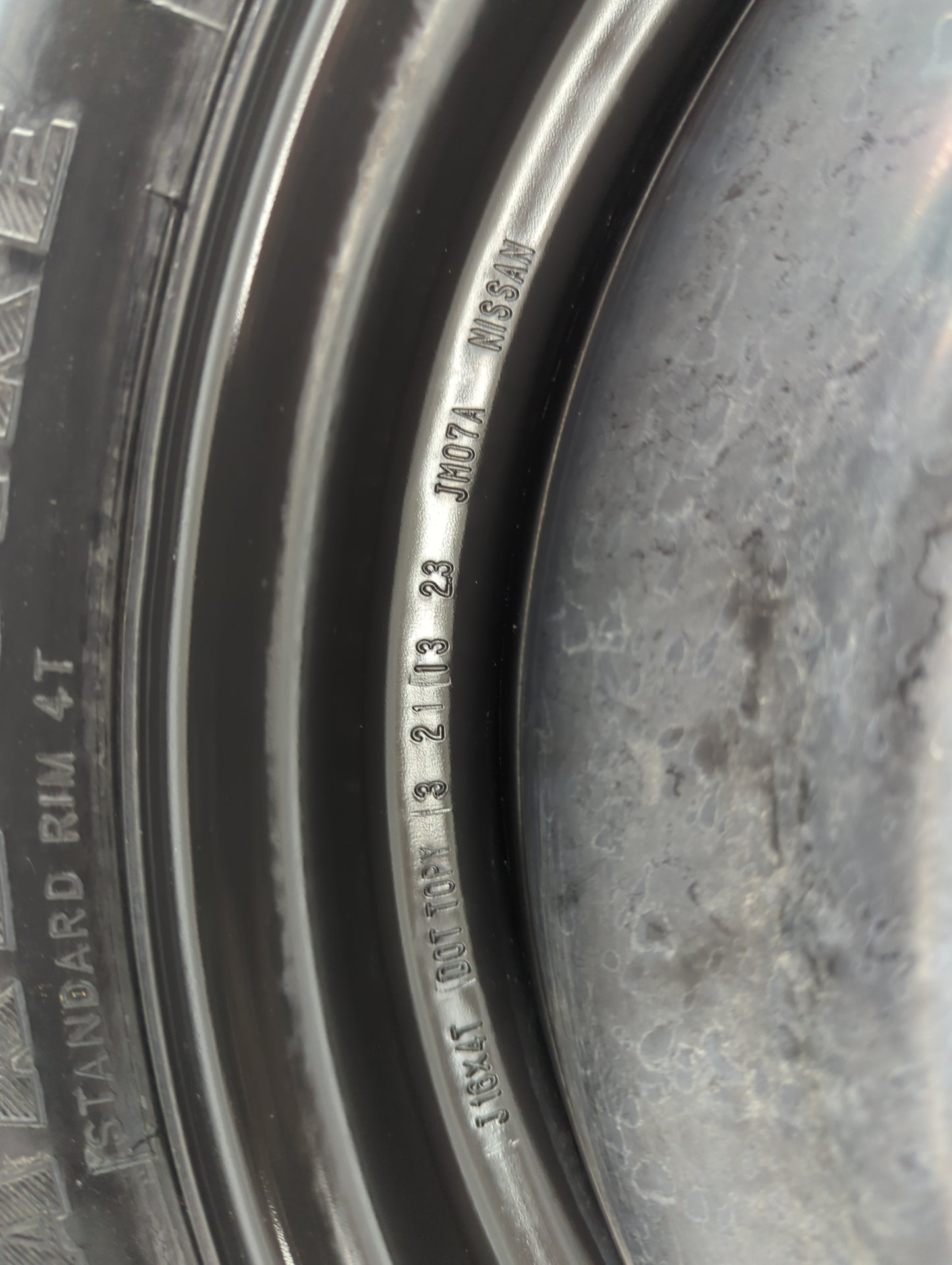 2020-2022 Nissan Sentra Spare Donut Tire Wheel Rim Oem