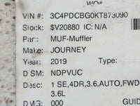 2009-2020 Dodge Journey Spare Donut Tire Wheel Rim Oem