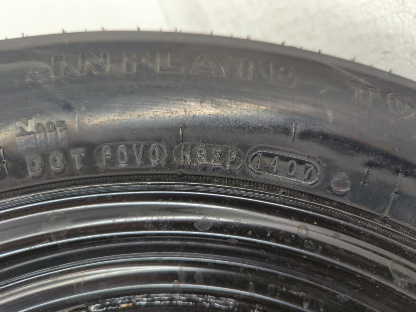 2007-2010 Chrysler Sebring Spare Donut Tire Wheel Rim Oem