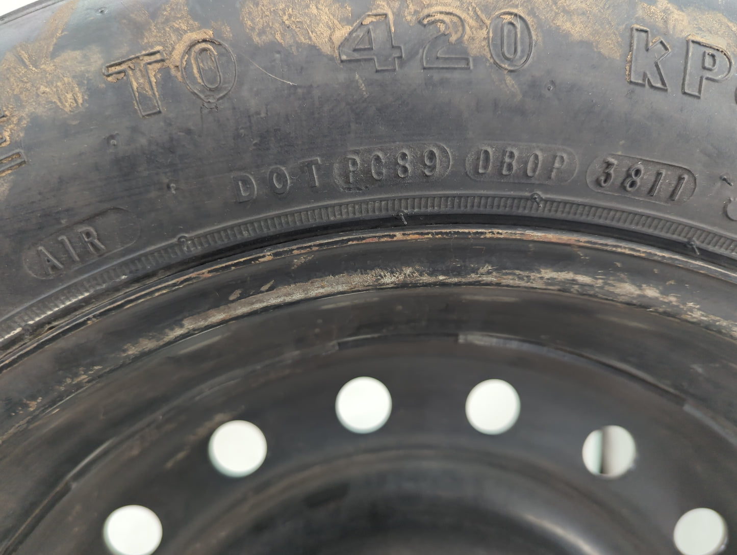 2006-2022 Dodge Charger Spare Donut Tire Wheel Rim Oem