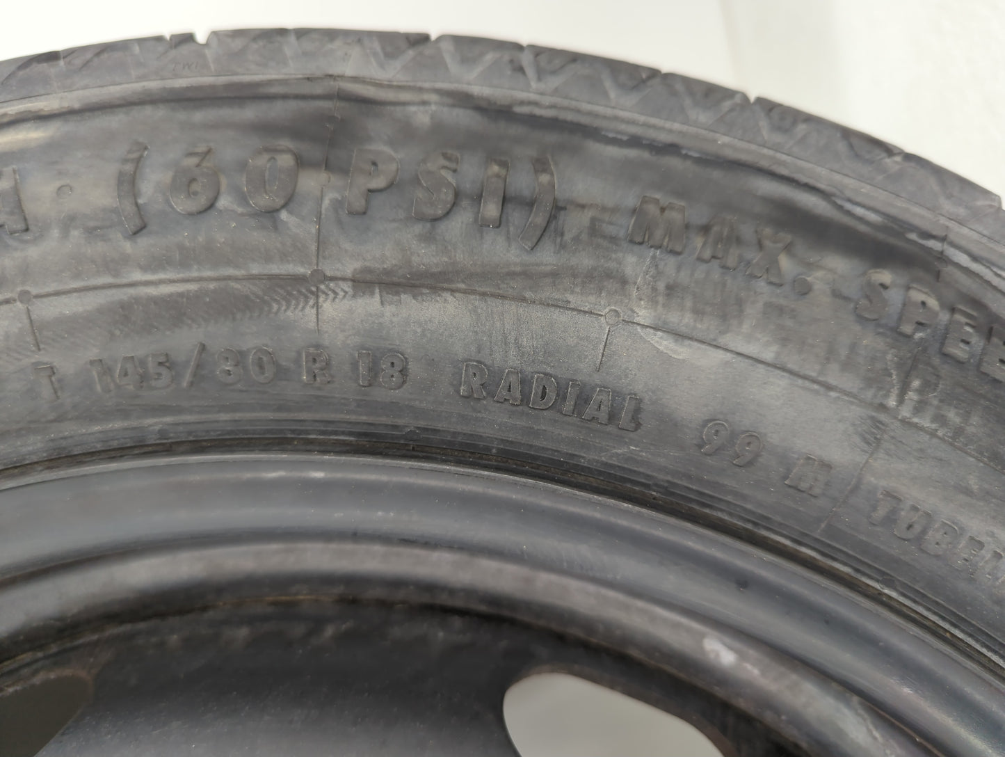 2015-2016 Audi Q3 Spare Donut Tire Wheel Rim Oem