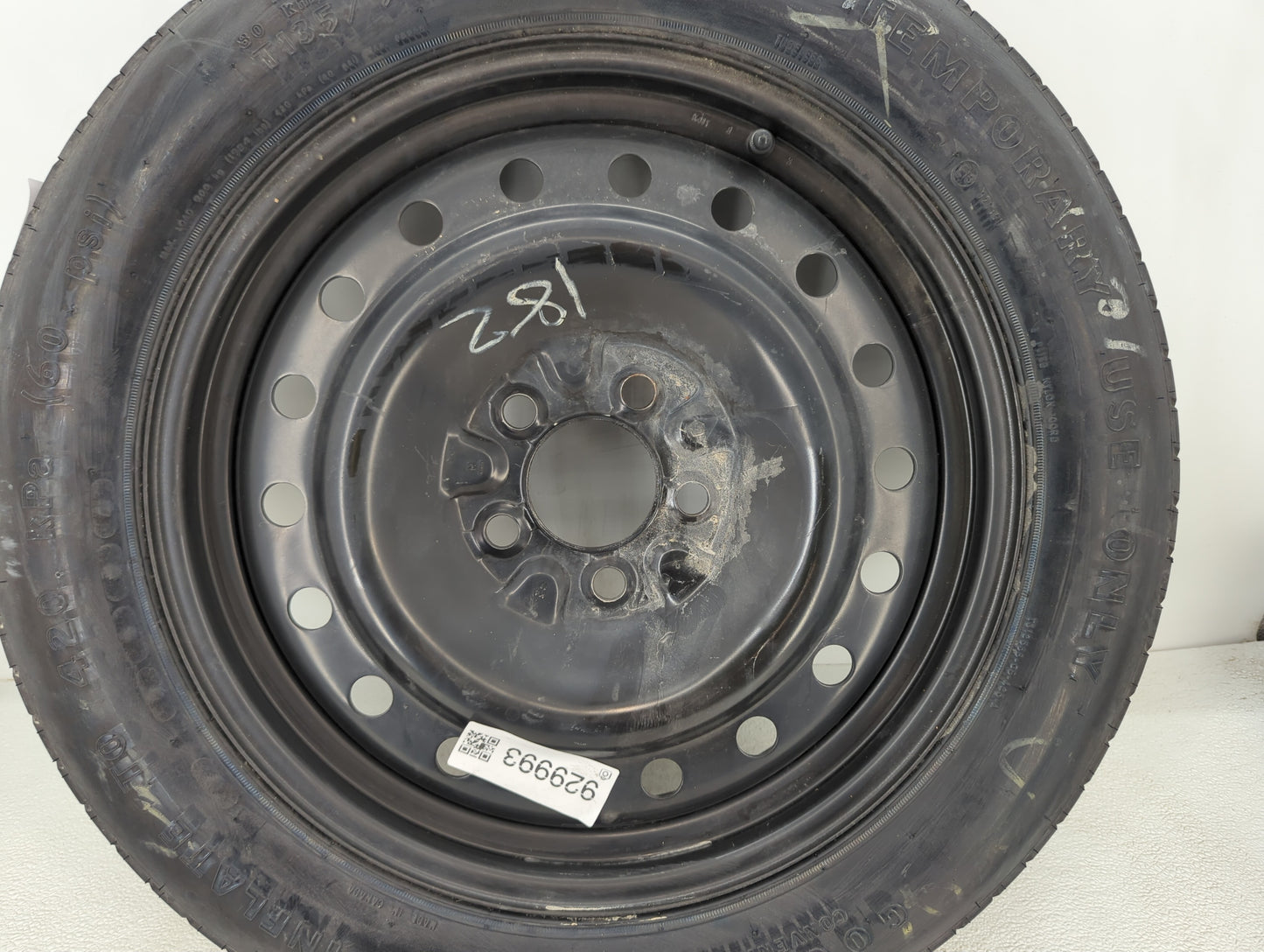 2006-2022 Dodge Charger Spare Donut Tire Wheel Rim Oem