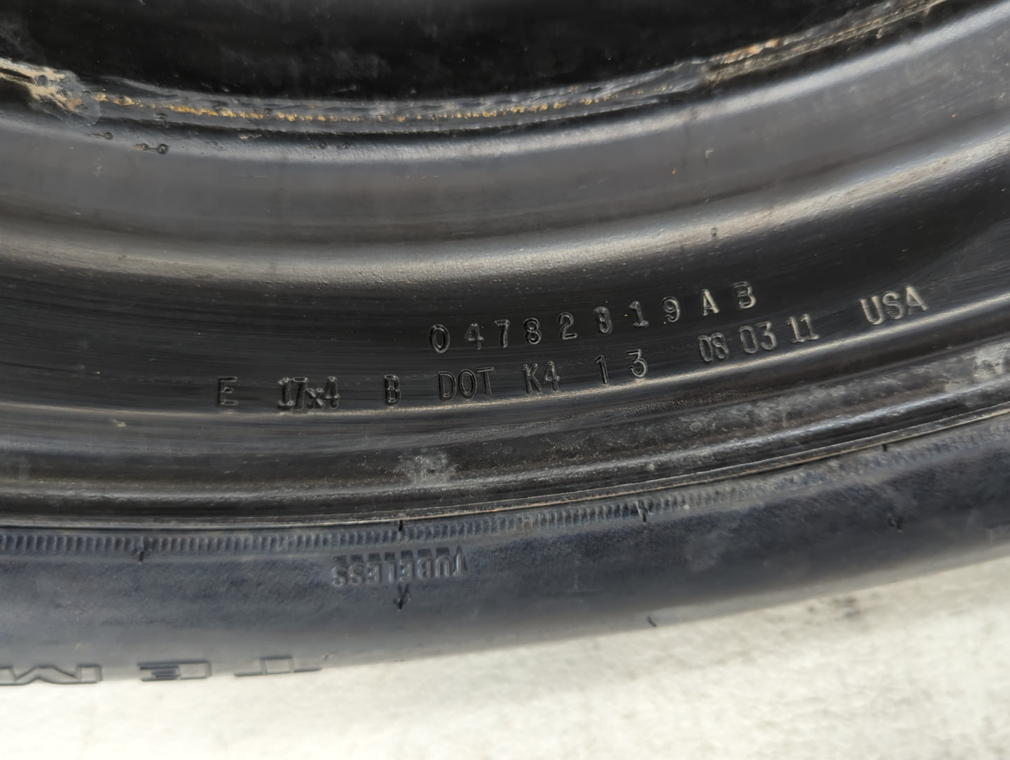 2006-2022 Dodge Charger Spare Donut Tire Wheel Rim Oem