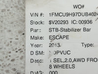 2013-2019 Ford Escape Spare Donut Tire Wheel Rim Oem