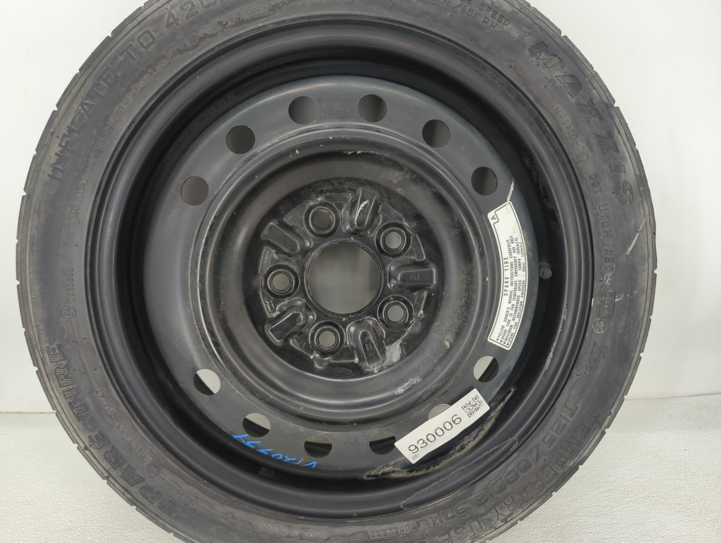 2013-2022 Honda Accord Spare Donut Tire Wheel Rim Oem