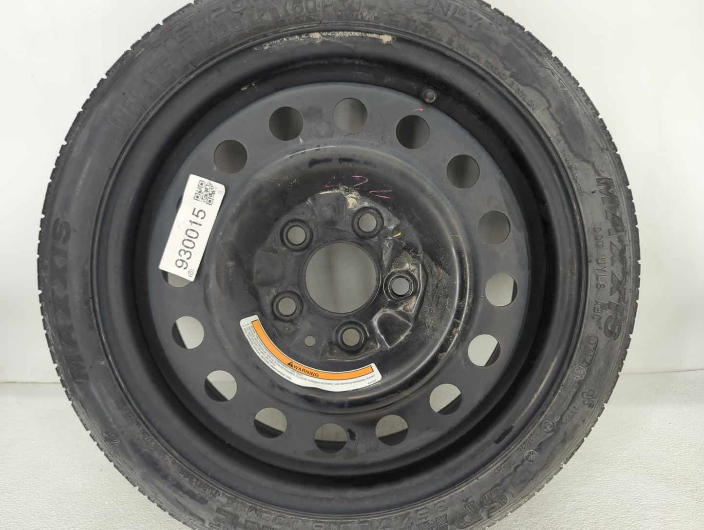 2014-2014 Nissan Altima Spare Donut Tire Wheel Rim Oem